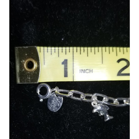 Claire's 6" Charm Bracelet - Dolphin, Daisy, Cross, Start & Heart - Picture 3 of 4